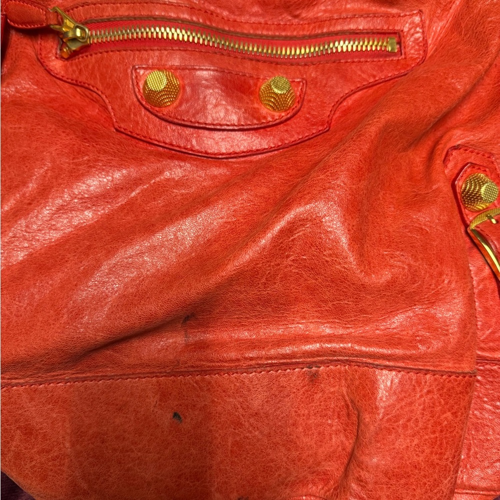 Balenciaga Red Tote Bag - Picture 5 of 7